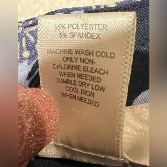 Loft Floral Long Wide Sleeve Dress Flared Wedding Guest Office Peonies Small P - Picture 5 of 5